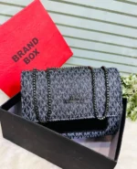 Mk Monogram Flap Shoulder Bag