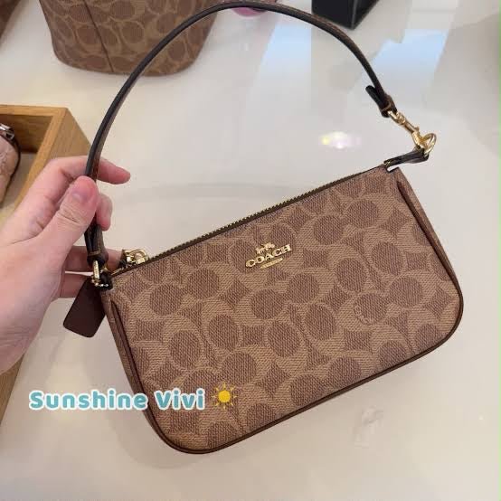 Coach Signature Canvas Mini Shoulder Bag