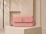 Lb Textured Flap Crossbody Bag