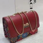 Elegant Crimson Crossbody Bag