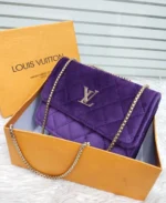 Velvet Glamour Crossbody Bag For Women - Image 4