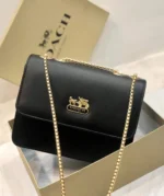 Coach Smooth Leather Flap Shoulder Bag