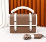 Structured Satchel Crossbody Bag With Detachable Strap