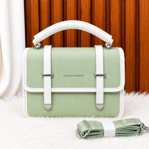 Structured Satchel Crossbody Bag With Detachable Strap