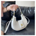 Chic Curved Crescent Shoulder Bag - Image 10