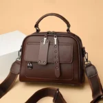 Boston Crossbody Bag with Front Flap Pocket - Image 3
