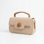 Girls Crossbody Bag with Sphere Accent Clasp
