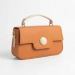 Girls Crossbody Bag with Sphere Accent Clasp - Image 3