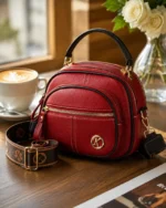 Domed Multi-Pocket Crossbody Bag - Image 3