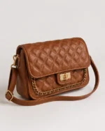 Quilted Chain Shoulder Bag - Image 4
