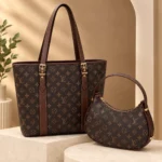 Premium Tote Bag And Mini Crescent Shoulder Bag Set - Image 2
