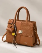 Decent Desire Scalloped Turn Lock Handbag - Image 4