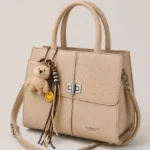 Decent Desire Scalloped Turn Lock Handbag
