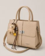 Decent Desire Scalloped Turn Lock Handbag